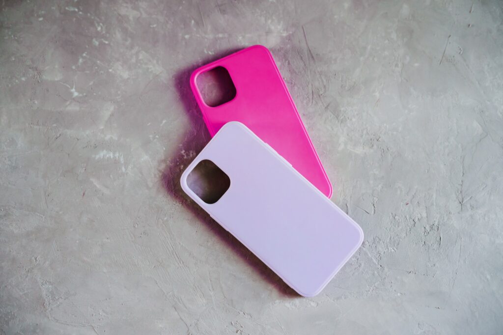 Silicone cases for smartphone.